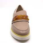 DL Sport mocassin beige leder 5695